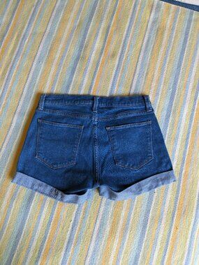⭐ GAP double Roll up jean shorts size 26r